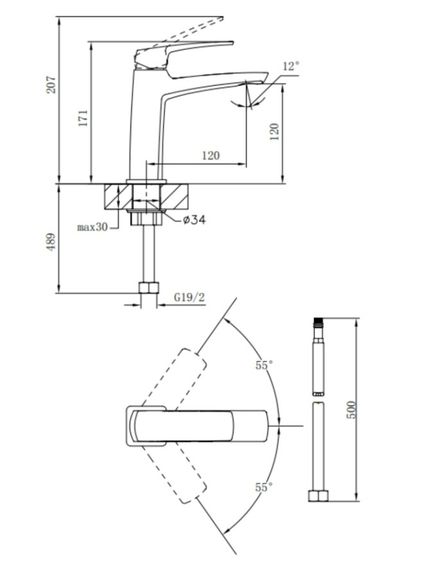Змішувач для раковини Qtap Tern Chrome QTTER2701CRM47584 | Зображення 5