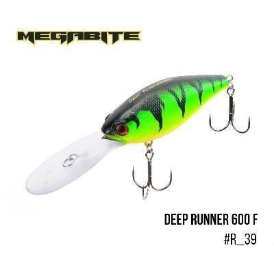 Воблер Megabite  Deep Runner 600 F (80 мм,  26.7 гр,  6 m) (R39)