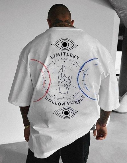 Футболка чоловіча з принтом повсякденна L Білий