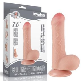 Фаллоимитатор - Sliding-Skin Dual Layer Dong 7" Flesh sexstyle