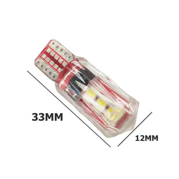 Автолампа Terra T10/ W5W, цоколь W2.1x9.5d, 2835-6SMD, 12В, біполярна, біла | Зображення 3