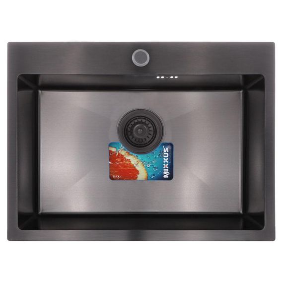 Набір Mixxus SET-6045-200x1.0-PVD (мийка + змішувач + диспенсер) (MX0587) | Зображення 1