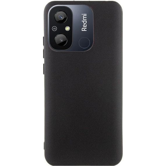 Чохол Candy Silicone для Xiaomi Redmi 12C колір Чорний