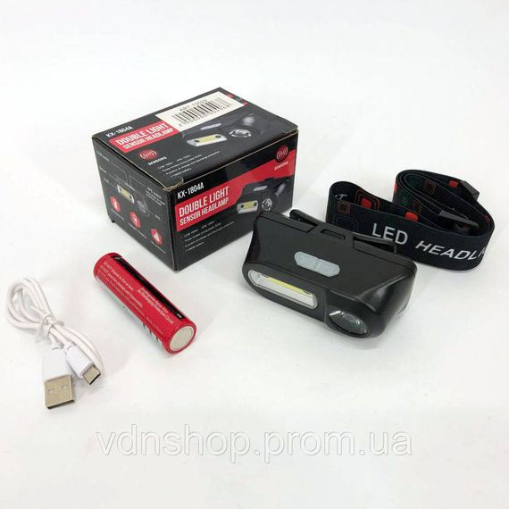 Мощный универсальный аккумуляторный налобный фонарь Bailong, Водонепроницаемый фонарик, Налобный фанарь TY-19 | Зображення 9