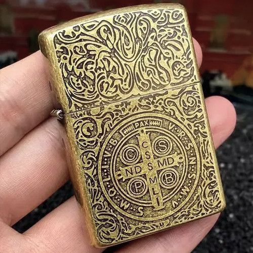 Запальничка Зорро Бензинова Хрест Святого Бенедикта Zorro Constantine | Зображення 1