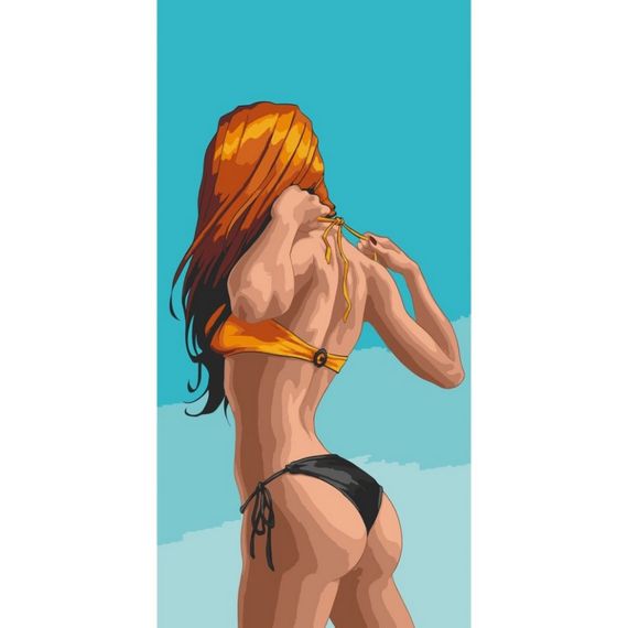 Картина по номерам Літня спокуса Жанр НЮ 18+ Картина за номерами на підрамнику складність 3 зірки 40х80
