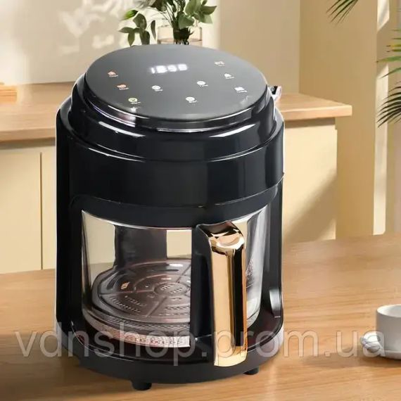 Аерофритюрниця безмасляна сенсорна на 6л Gold Diamond TK9905 3200Вт | Зображення 8