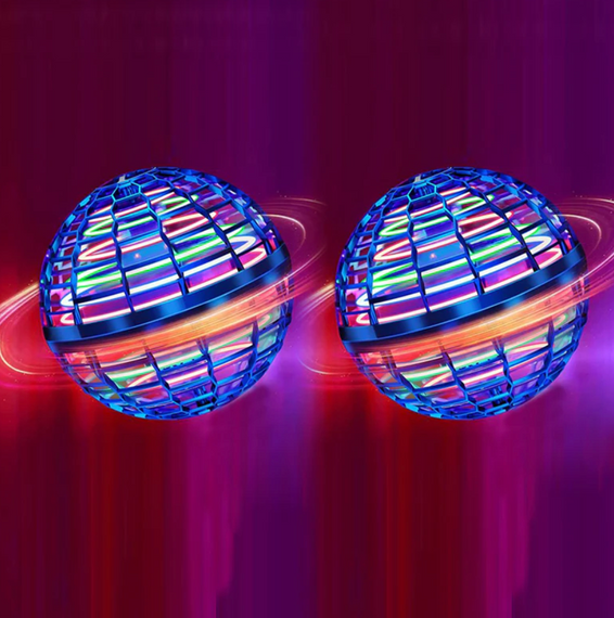 Летюча спінер, світна куля, Flynova Pro з пультом, Червона | Зображення 4