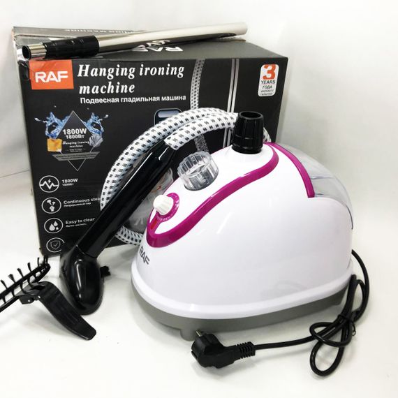 Бытовой ручной пароочиститель RAF R.3039 1800 Вт, Парогенератор для вертикальной глажки OV-57 | Зображення 3