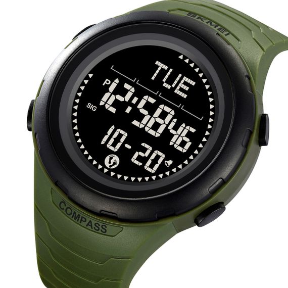 Чоловічий годинник Skmei 2166AG Army Green | Зображення 2