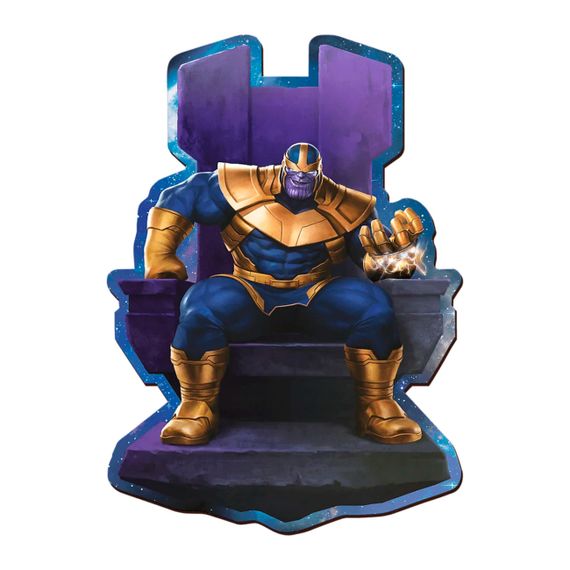 Пазли "Герої Marvel Танос на троні" 160 елементів Wooden 20184 Trefl, в коробці (5900511201840) | Зображення 1