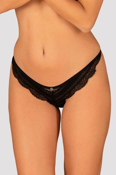 Трусики Obsessive Ivannes Черный L/XL