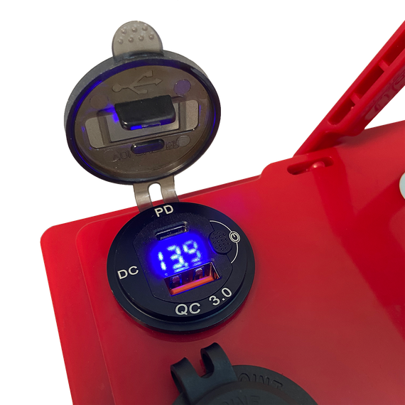 Аккумулятор LP LiFePO4 универсальный с зарядным устройством 12V (12,8V) - 90 Ah (1152Wh) (BMS 80A/40А) пластик | Зображення 3
