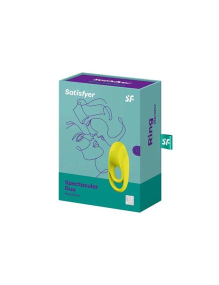 Подвійне ерекційне віброкільце для пар Satisfyer Spectacular Duo: Для видовищної спільної насолоди | Зображення 3