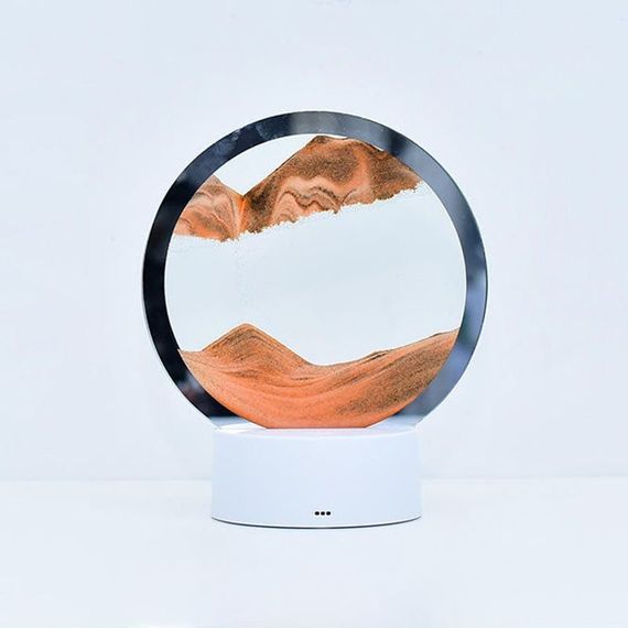 Настільний світлодіодний пісочний годинник 3D «Moving Sands Capes» USB Нічний світильник | Зображення 2