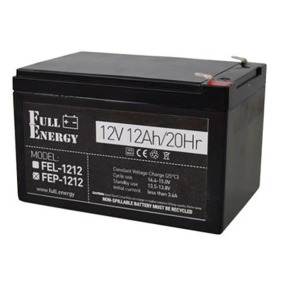 Full Energy FEP-1212 12 А•г 12В Свинцево-кислотна акумуляторна батарея