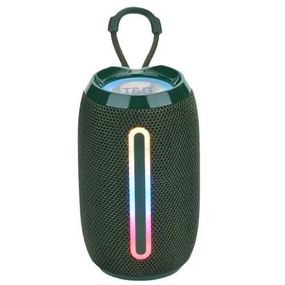 Портативная Bluetooth-колонка TG653 USB с ремешком. Цвет: зеленый