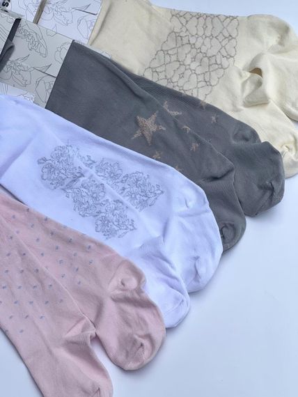 Нарядні колготки дитячі для дівчинки, дитячі колготи з люрексом | Зображення 6