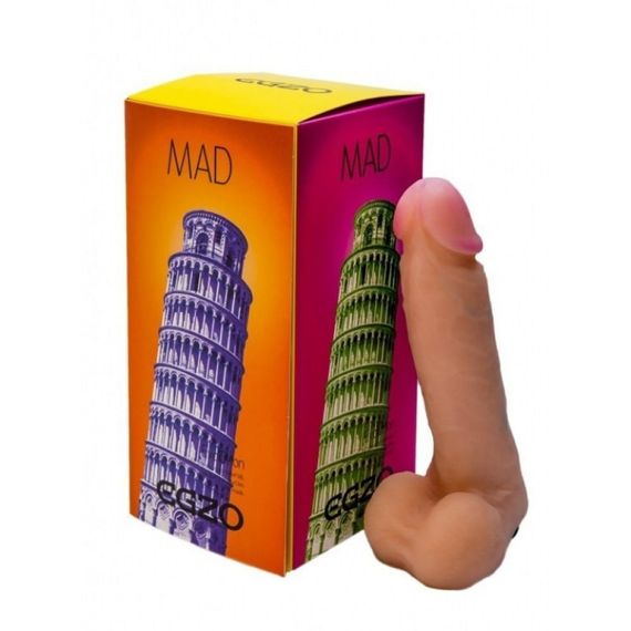 Вібратор реалістичний EGZO MAD Ciberskin Gambling Lover на батареях Sex Aura | Зображення 1