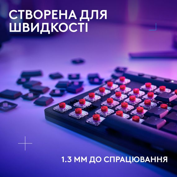 Клавіатура Logitech G515 TKL Lightspeed Tactile Bluetooth UA Black (920-012538) | Зображення 2