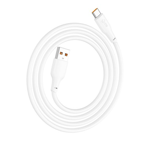 Дата кабель Hoco X93 Force USB to Type-C 27W (1m) White | Зображення 1