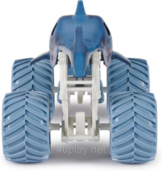Оригинал Monster Jam Megalodon Монстр-трак 1:24 Акула Мегалодон Металлический кузов | Зображення 6