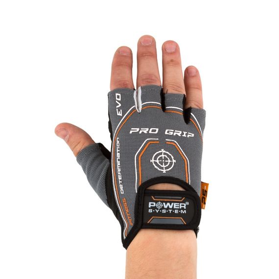 Рукавички для фітнесу Power System PS-2250E Pro Grip EVO Grey L | Зображення 1