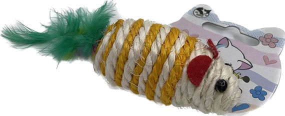 Игрушка, когтеточка для кошек, "Мышка", дразнилка для котов | Зображення 1