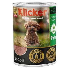 Вологий корм Klicker паштет для Цуценят з ЯГНЯМ конс 400г.