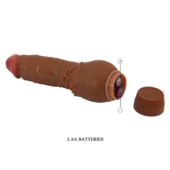 Вибратор - Barbara Clark Vibrator 7,6" Brown Sex Aura | Зображення 8