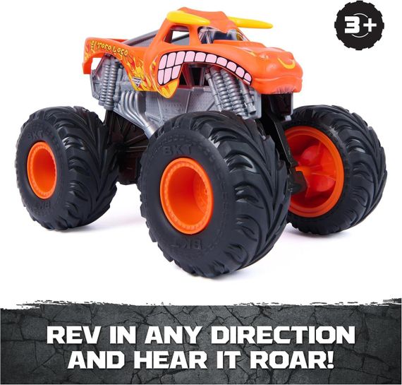 Джип Монстр Джем 1:18 Ель Торо Локо Rev N Roar Spin Master | Зображення 6