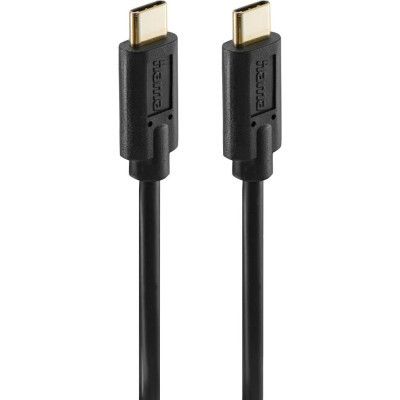 Дата кабель USB-C to USB-C 1.5m Black Hama (00086409) | Зображення 1
