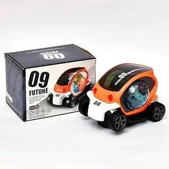 Машинка дитяча з LED підсвіткою та обертанням Toy AND CX-865 інтерактивна світна іграшкова машинка для дітей з прозорим корпусом та ефектом руху • Світна машинка Toy AND CX-865 | Зображення 1