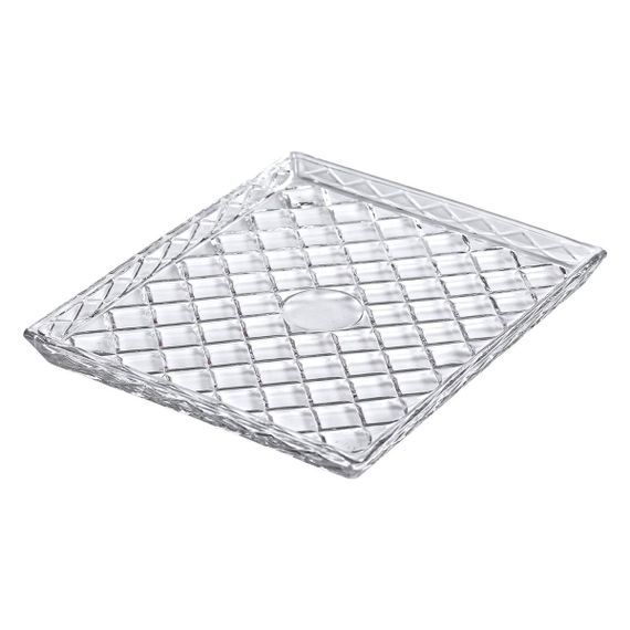 Блюдо для закусок Lirmartur стеклянное 24,5*20,5*2 см HP-YH-39 | Зображення 1