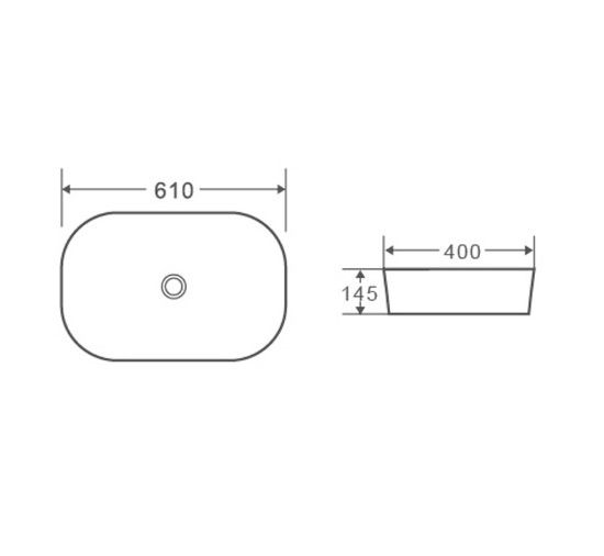Раковина накладна Mixxus Premium Diverse-0102 (MP6486) | Зображення 1
