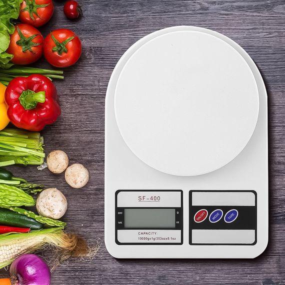 Весы кухонные UChef SF-400, электронные весы для кухни до 10 кг, Белые | Зображення 2