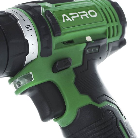 Дриль-шурупокрут APRO 12 В, 1,5 А, 12D, 2 АКБ, ЗП, кейс 8950031 | Зображення 4