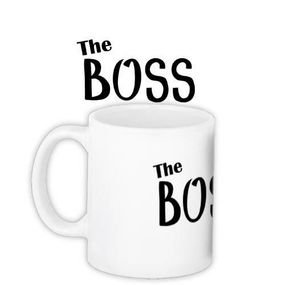 Кружка с принтом The boss 330 мл (KR_PAR010)