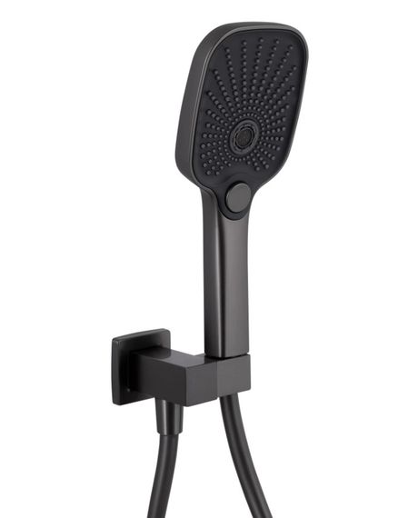 Душова система універсальна Qtap Gemini Gunmetal Black PVD прихованого монтажу QTGEM114GMB45704 | Зображення 5