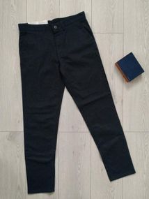 Чоловічі чорні класичні плотні брюки штани р. 30, 32