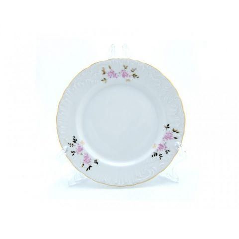 Тарілка десертна Cmielow Pink Flower 9704-17-T 17 см