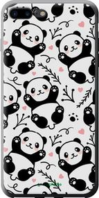 Чохол на iPhone 8 Plus Панди "4318t-1032-2448"