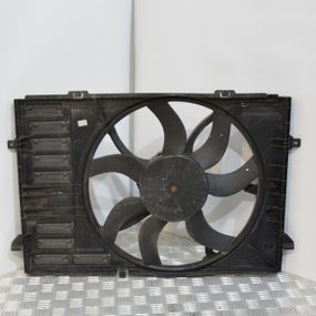 Вентилятор радіатора в зборі Volkswagen Transporter T5 T6 2009-2024 Вентилятор радіатора Фольксваген т5 т6 7E0121205F