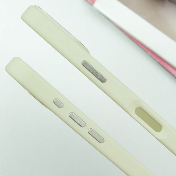 TPU чохол Bonbon Metal Style with MagSafe для Apple iPhone 16 (6.1") Білий / White | Зображення 3