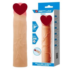 Насадка презерватив Pretty Love - Kylian 3"( 76 mm) Extended Series, BI-026257 Sex Aura