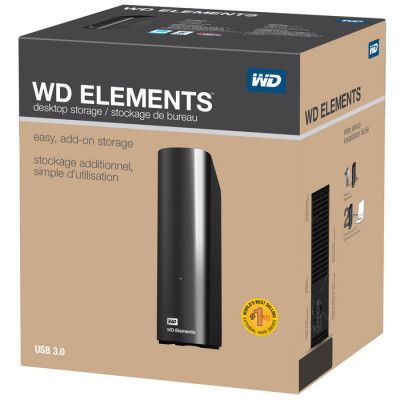Внешний жесткий диск 3.5&quot; 14TB Elements Desktop WD (WDBWLG0140HBK-EESN) | Зображення 5