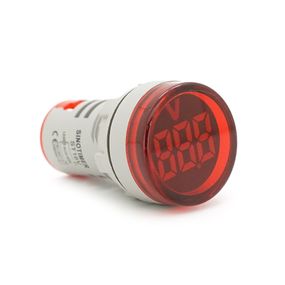 Цифровой вольтметр ST16V,диапазон измерений 60-500V,Red