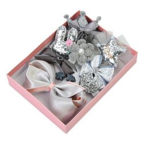 Набор аксессуаров для волос YG0058(Grey) 10 заколок в комплекте