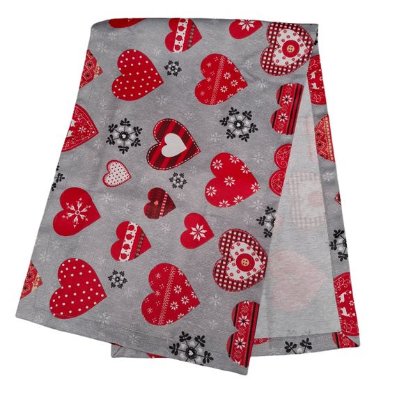 Ранер SoundSleep Winter Love новорічний водостійкий 35х100 см сірий (2800004658546) | Зображення 5