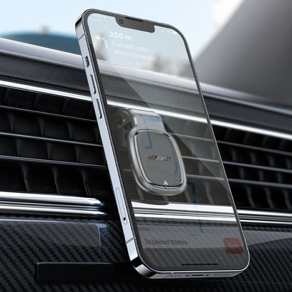 Автотримач Acefast D16 magnetic for air vent Metal gray | Зображення 3